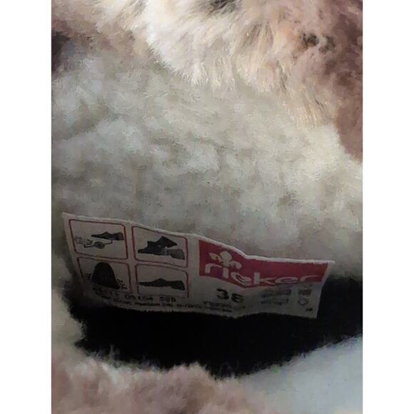 Rieker faux fur cozy warm winter boots 38/7.5 - Picture 7 of 9